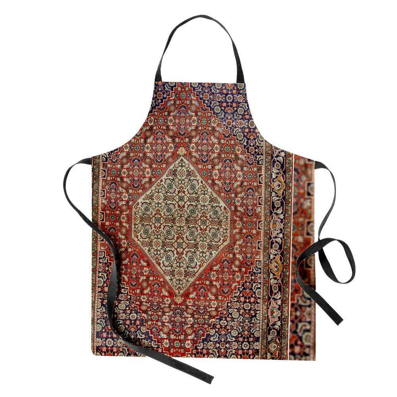 پیش بند آشپزخانه مدوپد طرح فرش بیجار لچک و ترنج مدل C-bijar36