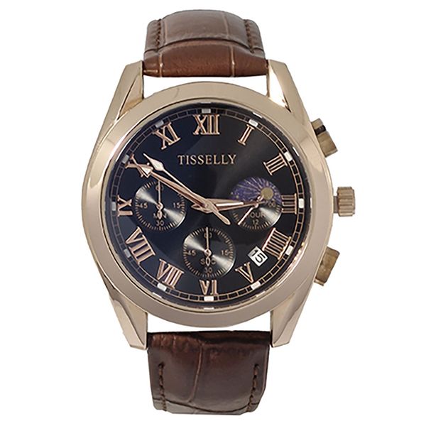 ساعت مچی عقربه‌ای مردانه کوارتز تیسلی مدل T6602 B04 LBR