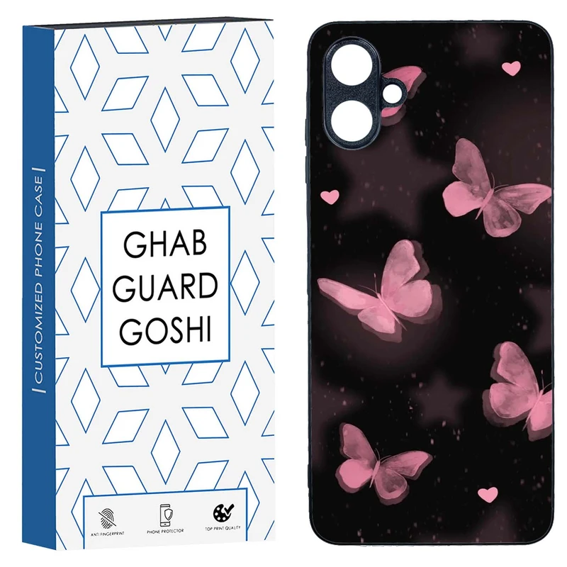 کاور قاب گارد گوشی طرح پروانه کد TPU-182 مناسب برای گوشی موبایل سامسونگ  Galaxy A06