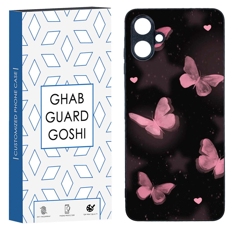 کاور قاب گارد گوشی طرح پروانه کد TPU-182 مناسب برای گوشی موبایل سامسونگ  Galaxy A06