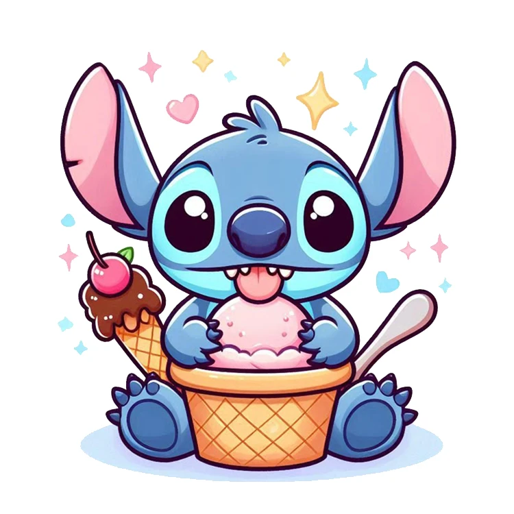 استیکر پارچه و لباس پاد آفرین مدل کارتون استیچ کد DKST98