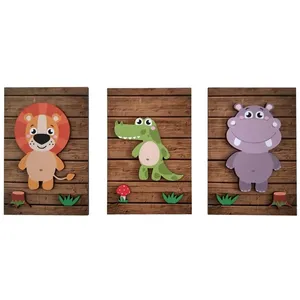 تابلو برجسته کودک ژیوار مدل Land of Animals Series 1