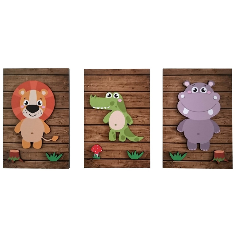 تابلو برجسته کودک ژیوار مدل Land of Animals Series 1
