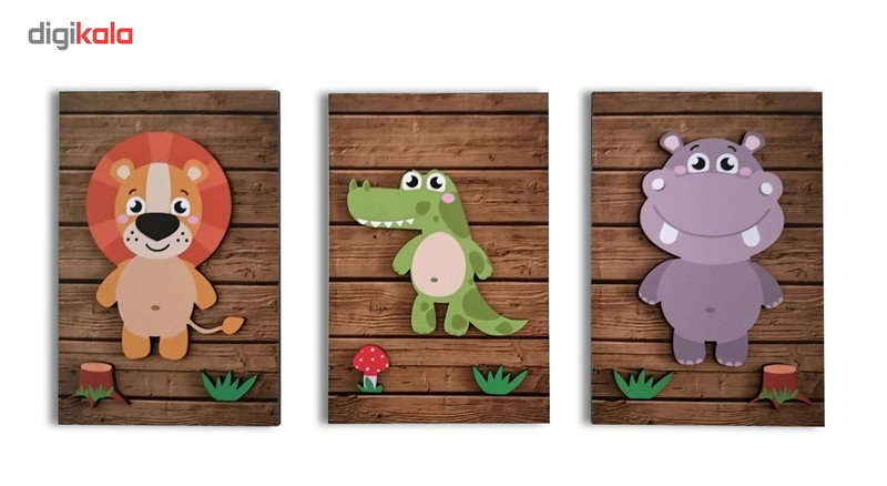تابلو برجسته کودک ژیوار مدل Land of Animals Series 1