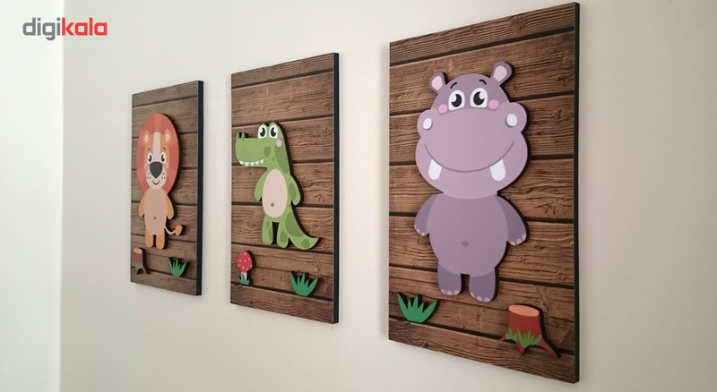 تابلو برجسته کودک ژیوار مدل Land of Animals Series 1