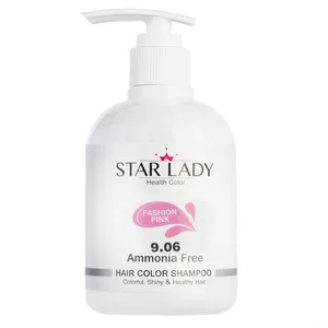 شامپو رنگ صورتی مو استار لیدی مدل Fashion Pink شماره 9.06 حجم 300 میلی لیتر