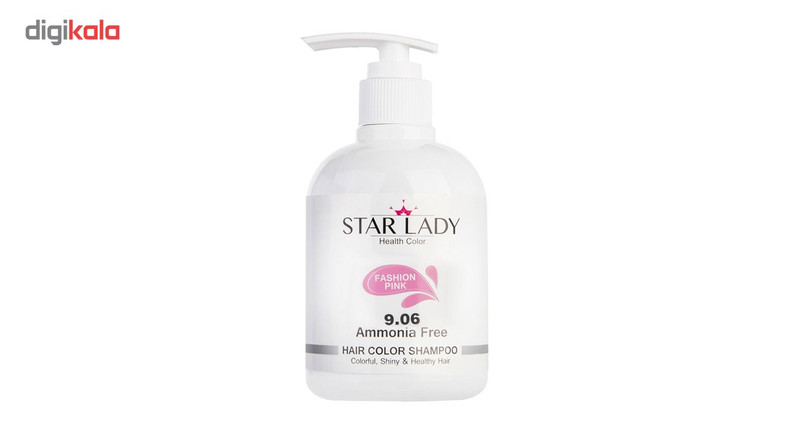 شامپو رنگ صورتی مو استار لیدی مدل Fashion Pink شماره 9.06 حجم 300 میلی لیتر شامپو رنگ صورتی مو استار لیدی مدل Fashion Pink شماره 9.06 حجم 300 میلی لیتر
