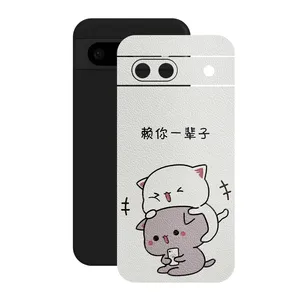 Remax cover sticker Leth model Mochi cat design suitable for Google Pixel 8a mobile phone