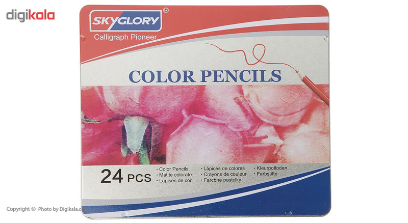 مداد رنگی 24 رنگ اسکای گلوری