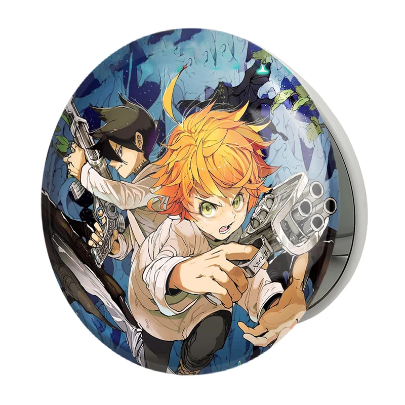 آینه جیبی خندالو طرح اما و ری انیمه ناکجاآباد موعود مدل تاشو کد 12725 