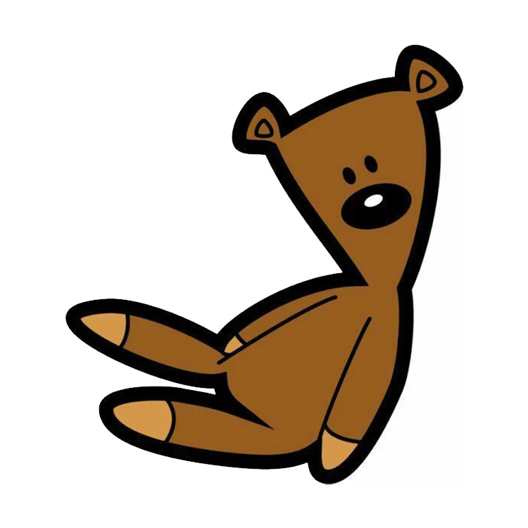 استیکر پارچه و لباس پاد آفرین مدل تدی, عروسک مستربین کد 682