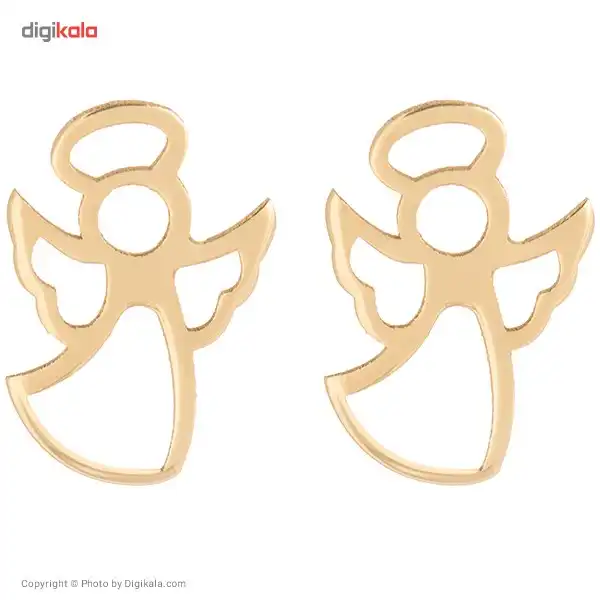 گوشواره طلا 18 عیار رزا مدل EG22