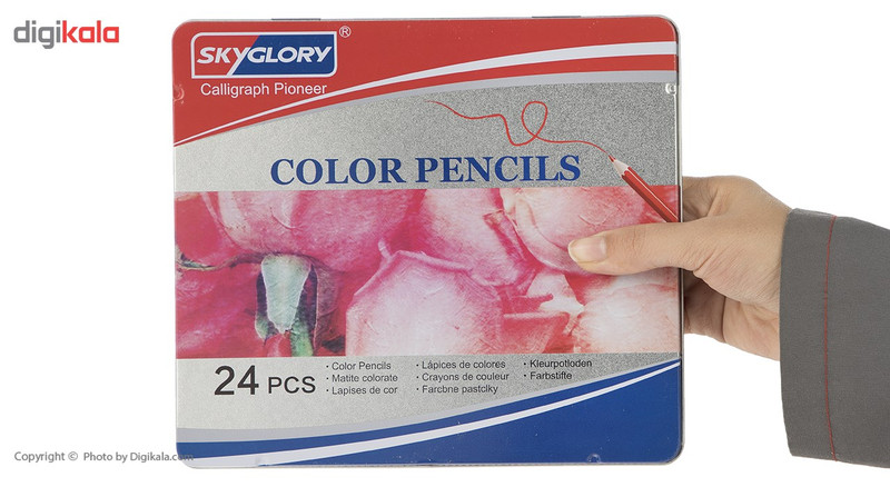 مداد رنگی 24 رنگ اسکای گلوری