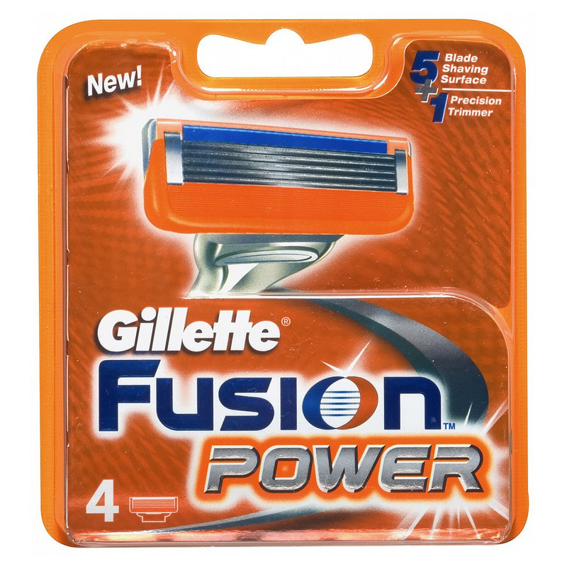 تیغ یدک ژیلت مدل Fusion Power بسته 4 عددی