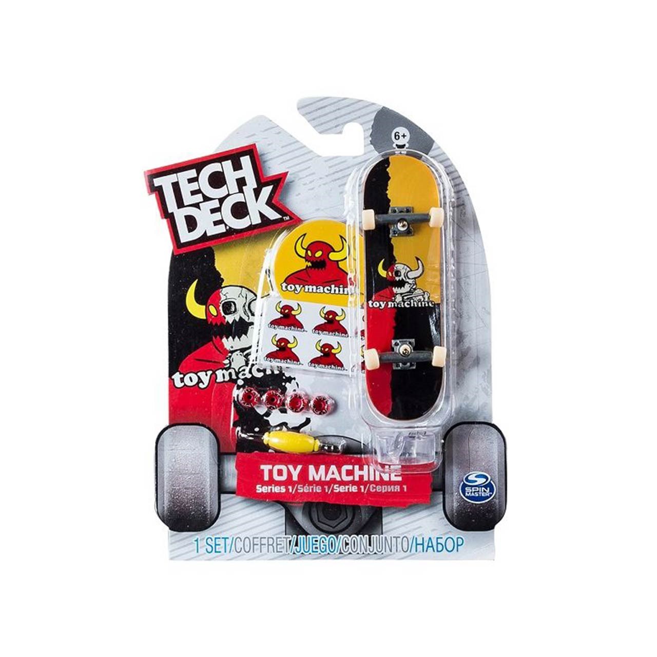 اسکیت بورد اسباب بازی اسپین مستر مدل Tech Deck Blue Toy Machine
