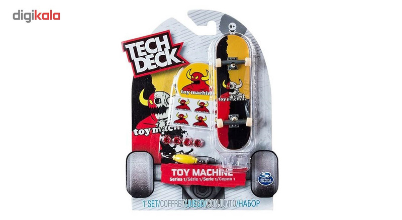 اسکیت بورد اسباب بازی اسپین مستر مدل Tech Deck Blue Toy Machine اسکیت بورد اسباب بازی اسپین مستر مدل Tech Deck Blue Toy Machine