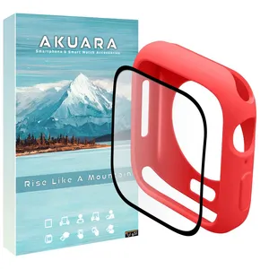 کاور آکوآرا مدل Jelly Protect مناسب برای اپل واچ سری 10 سایز 46 میلیمتری به همراه محافظ صفحه نمایش