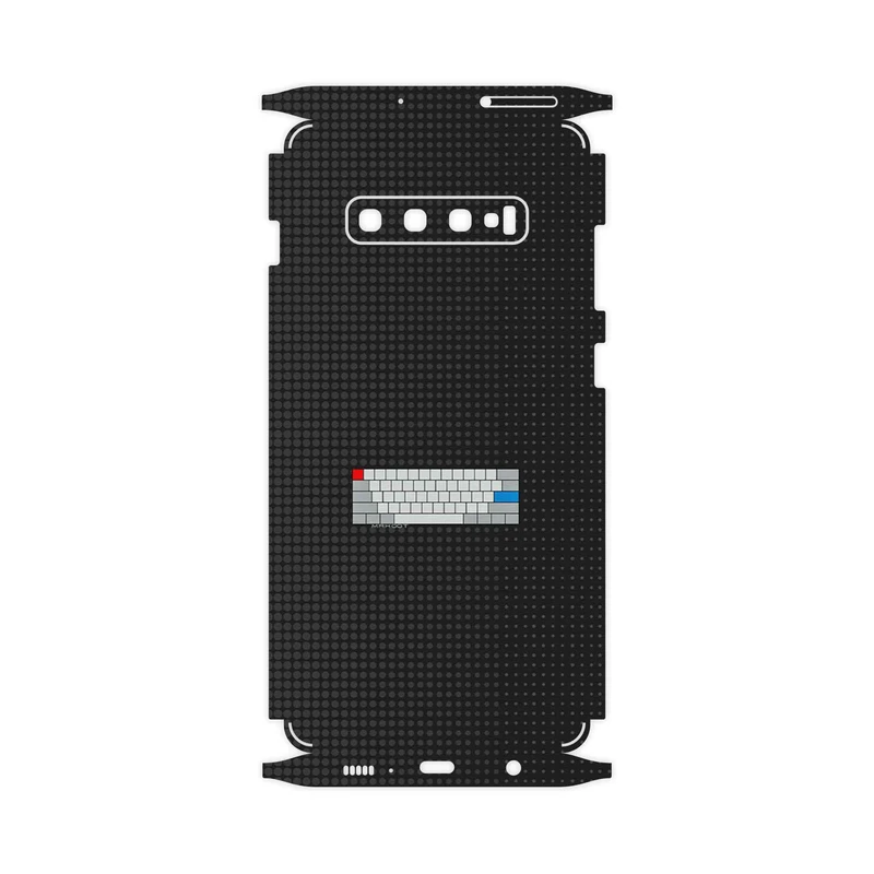 برچسب پوششی ماهوت مدل Minimal Keyboard Icon-FullSkin مناسب برای گوشی موبایل سامسونگ Galaxy S10 Plus