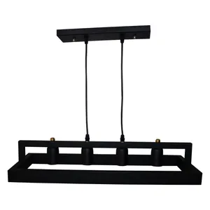 چراغ آویز چهار شعله مدل  Thick Iron کد 407