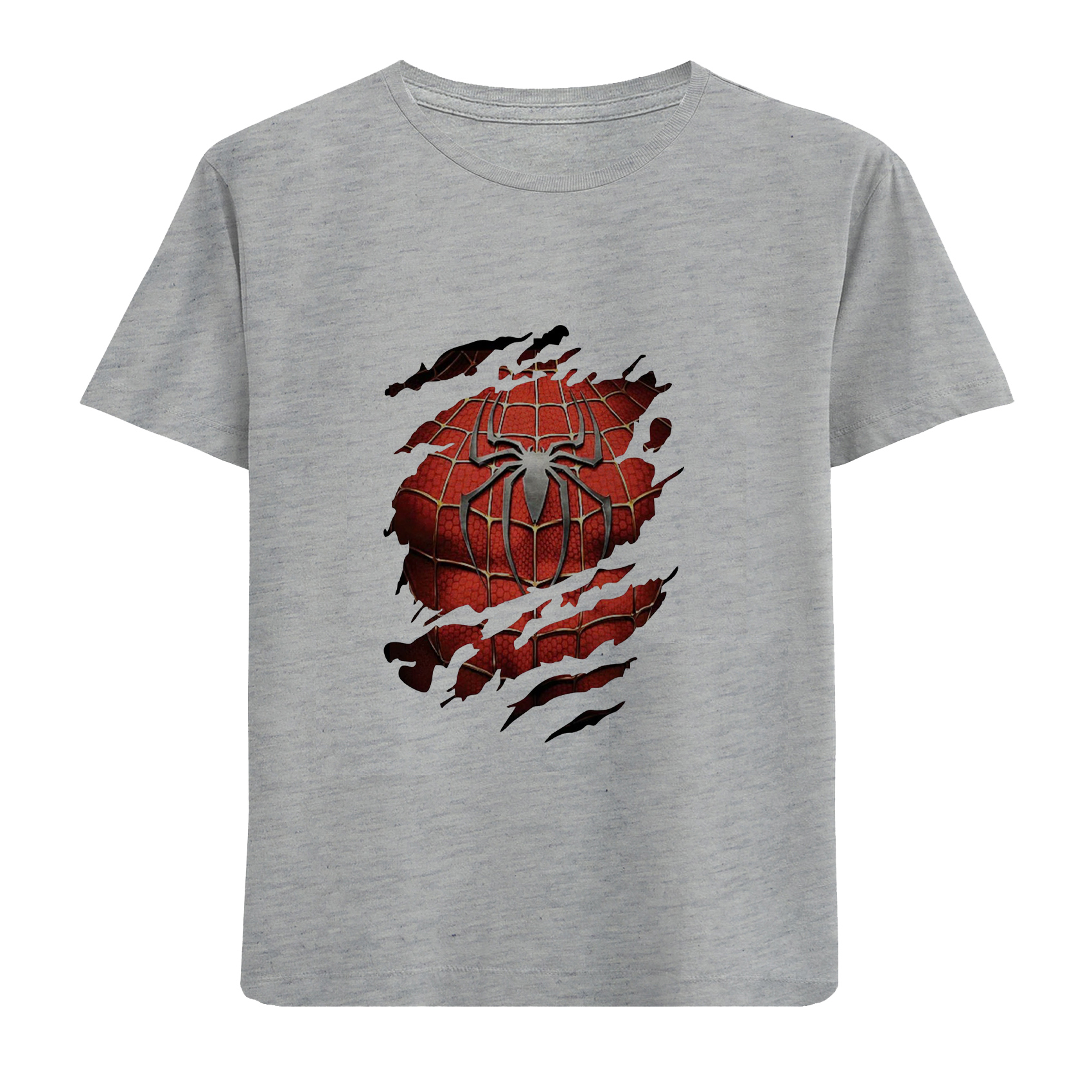 تی شرت آستین کوتاه پسرانه مدل عنکبوت D385