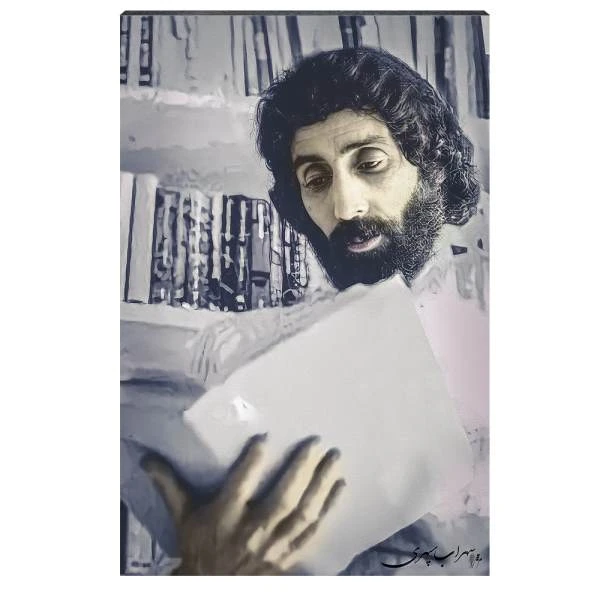 تابلو شاسی آواویز مدل سهراب سپهری کد 4G497