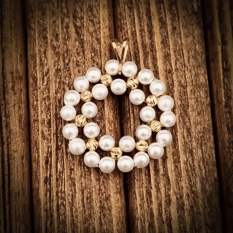 آویز گردنبند طلا 18 عیار زنانه ناریا طرح گل