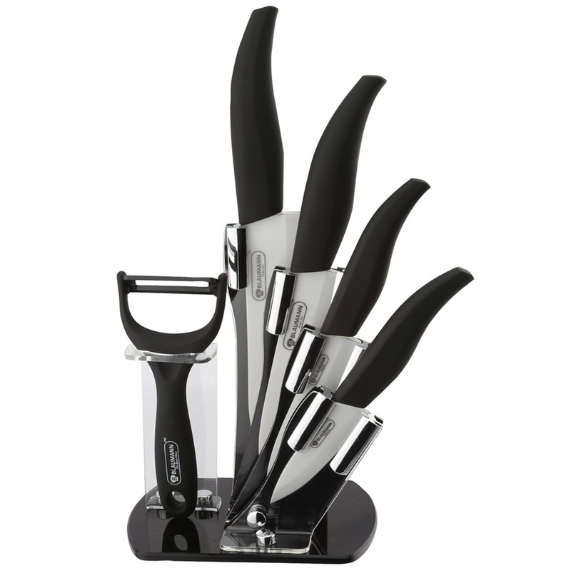 ست چاقوی آشپزخانه پایه دار 6 پارچه بلاومان مدل BL20