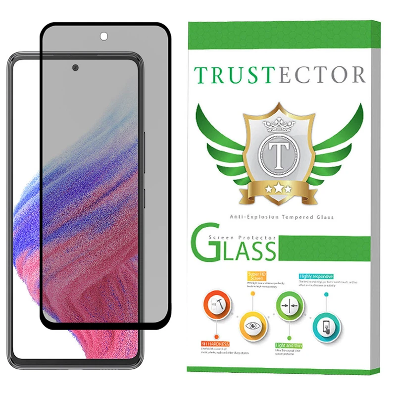 محافظ صفحه نمایش سرامیکی حریم شخصی تراستکتور مدل PRCB-Glass مناسب برای گوشی موبایل سامسونگ Galaxy A53 5G