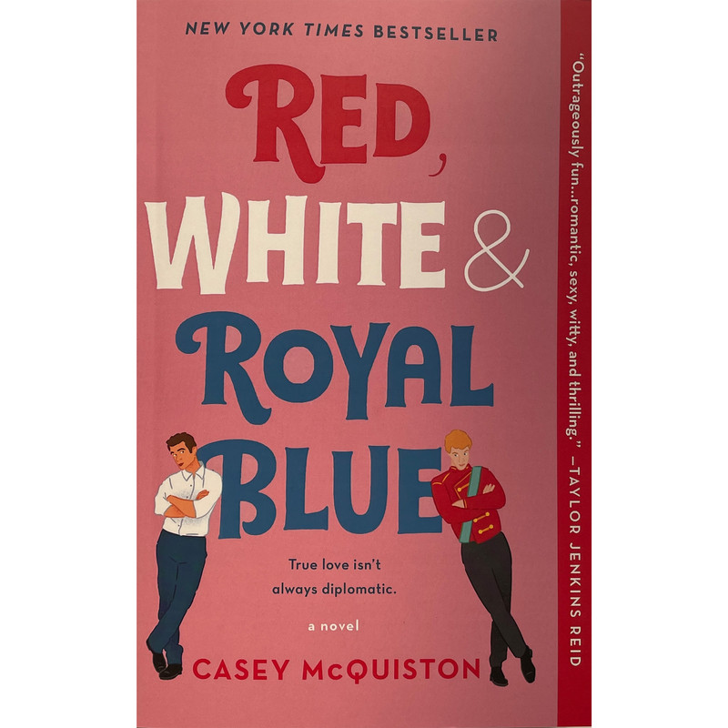 کتاب red white royal blue اثر Casey McQuiston انتشارات معیار علم