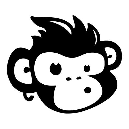 استیکر یخچال طرح Monkey