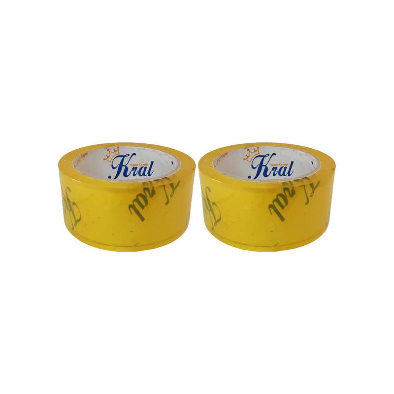 چسب پهن کرال مدل HT -0048 عرض 4.8 سانتی متر مجموعه دو عددی