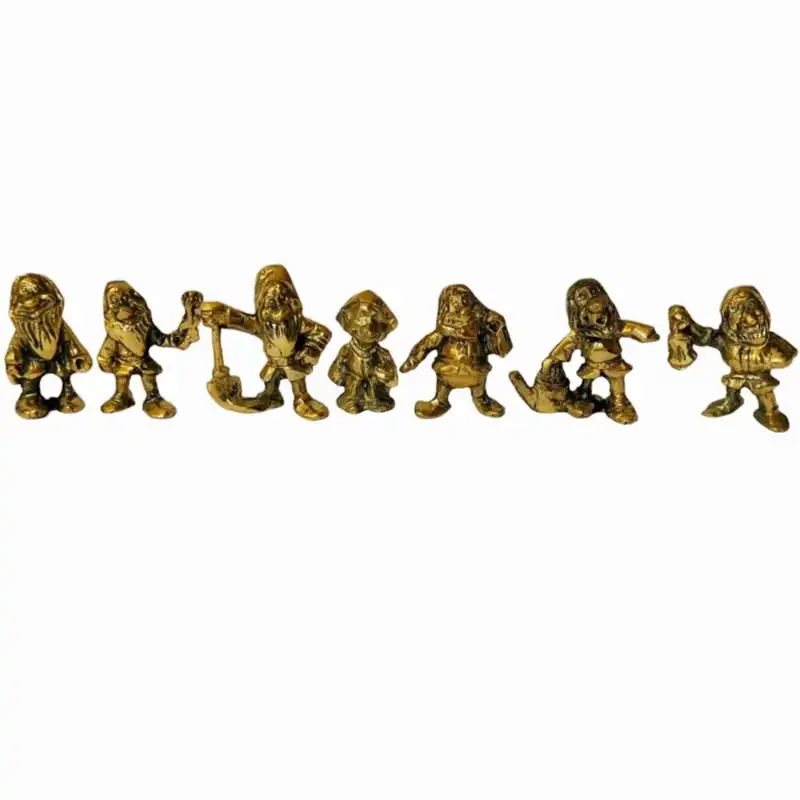 مجسمه برنجی مدل هفت کوتوله مجموعه 7 عددی