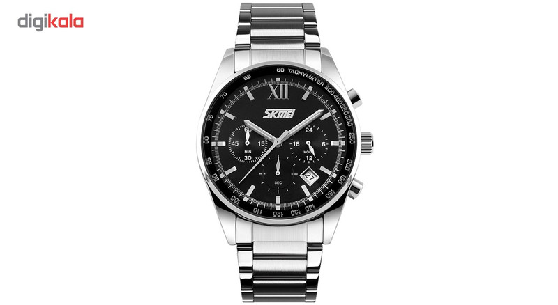 ساعت مچی عقربه ای مردانه اسکمی مدل S9096/Black ساعت مچی عقربه ای مردانه اسکمی مدل S9096/Black