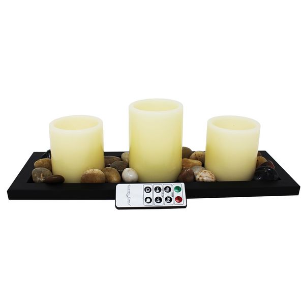 شمع بدون شعله کالیفرنیا کندل مدل CC31TNS - بسته 3 عددی شمع بدون شعله کالیفرنیا کندل مدل CC31TNS - بسته 3 عددی