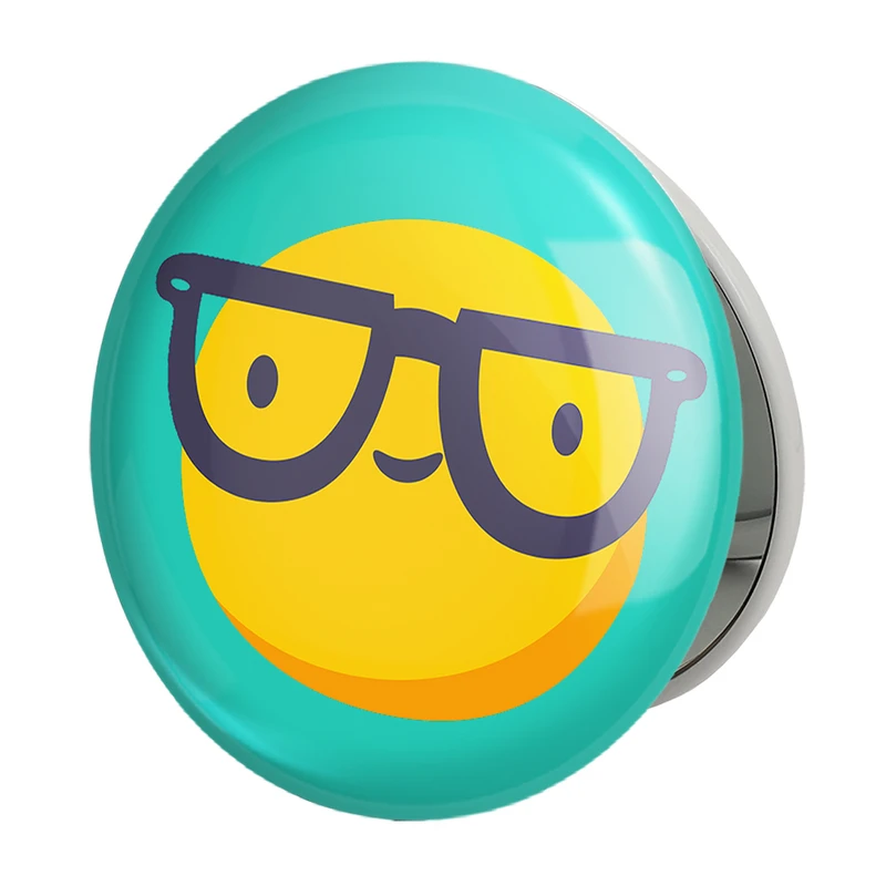 آینه جیبی خندالو طرح ایموجی Emoji مدل تاشو کد 3013 