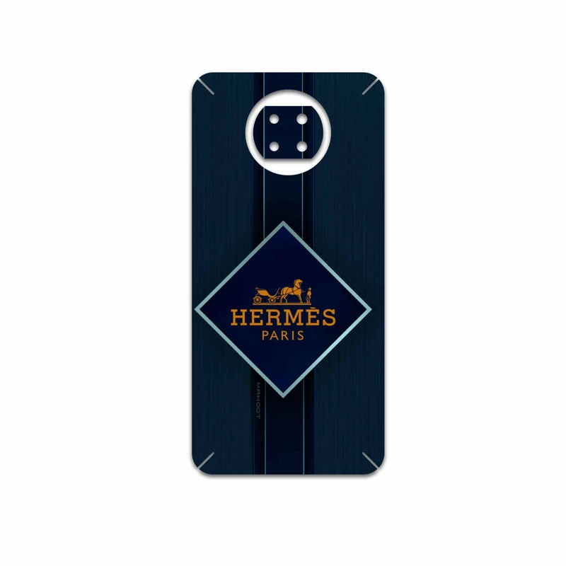 برچسب پوششی ماهوت مدل Hermes-Logo مناسب برای گوشی موبایل شیائومی Redmi Note 9T