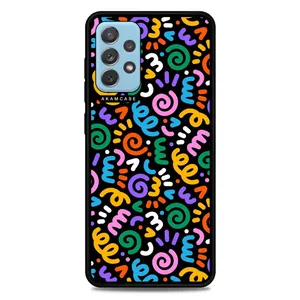 AKAM AMC-WSGA72-DOODLE13  Cover For Samsung Galaxy A72