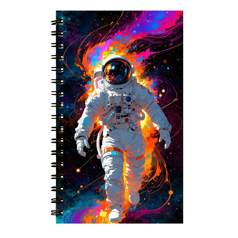 دفتر نت موسیقی 40 برگ طرح آدم در فضا کد 001