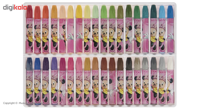پاستل روغنی 36 رنگ مدل Myoesi Mcuks and Friends
