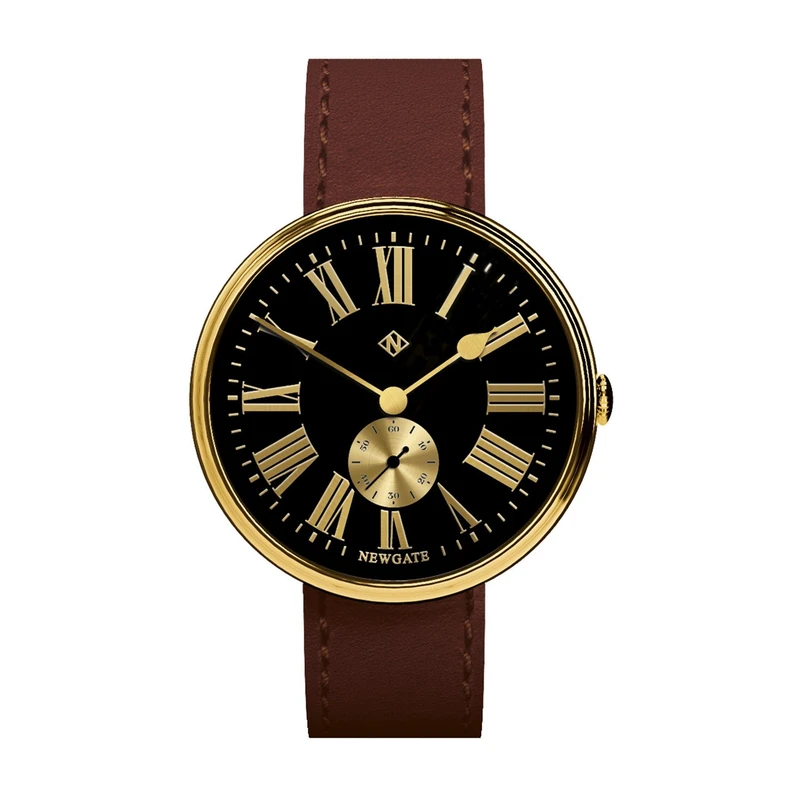 ساعت مچی عقربه ای نیوگیت مدل The Ship Brass Case Reverse Dial