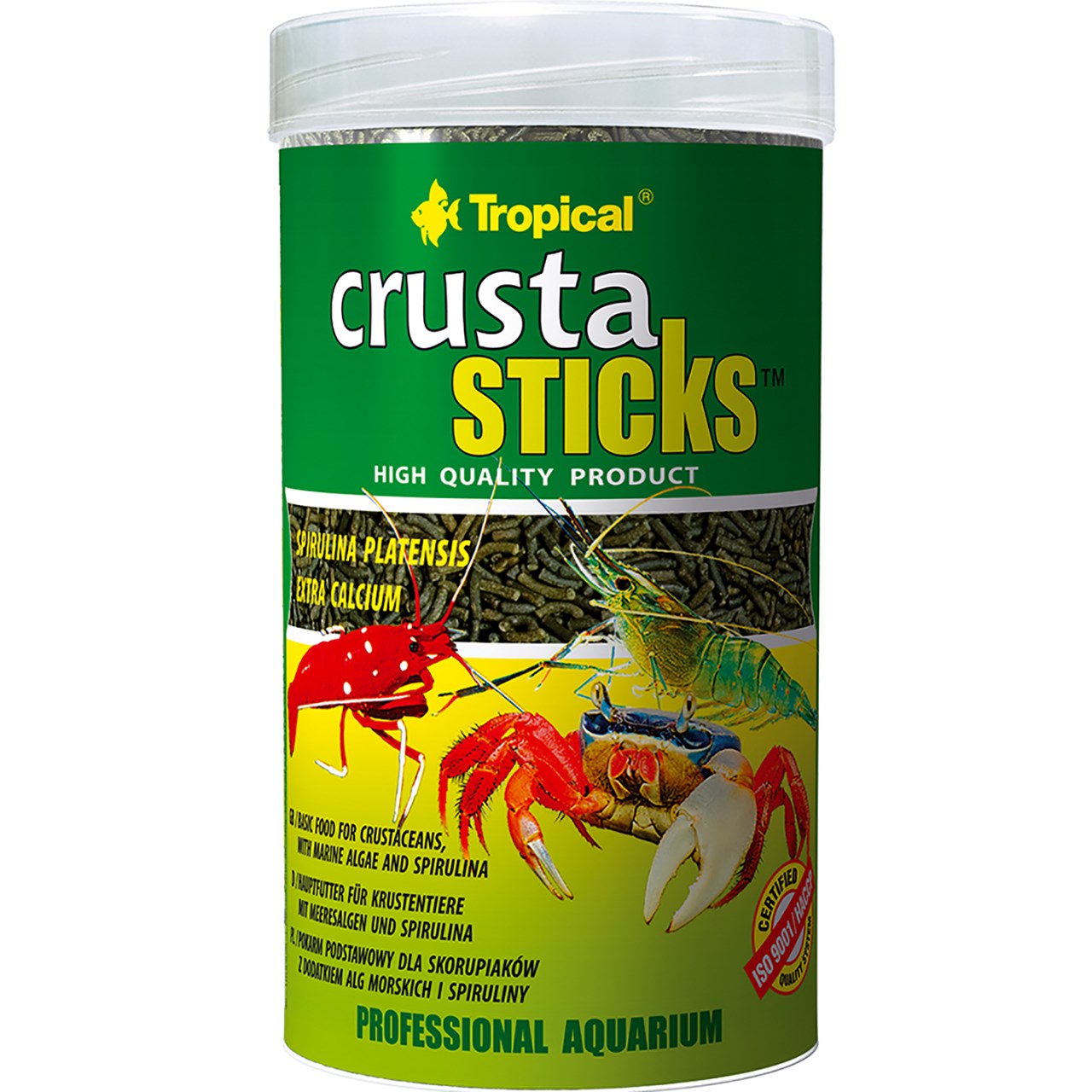 غذای میگو تروپیکال مدل Crusta Sticks وزن 175 گرم