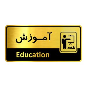 تابلو راهنما آژنگ طرح اتاق آموزش کدof-5