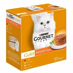 کنسرو گربه گورمت مدل کیکی بسته 24 عددی