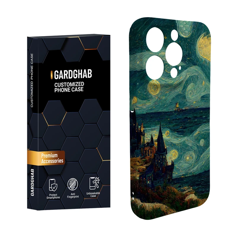 کاور گارد قاب مدل هنری مناسب برای گوشی موبایل اپل iPhone15 pro