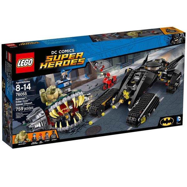لگو سری Super Heroes مدل Batman Killer Croc Sewer Smash 76055 لگو سری Super Heroes مدل Batman Killer Croc Sewer Smash 76055