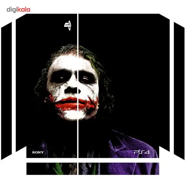 برچسب افقی پلی استیشن 4 ونسونی طرح Dep Joker