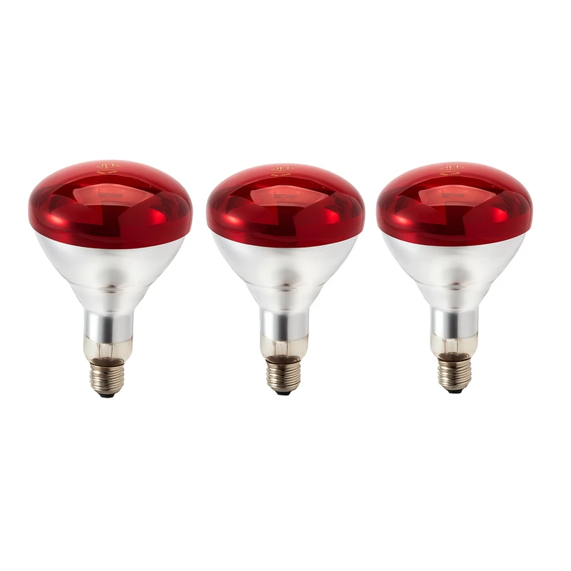 لامپ مادون قرمز 250 وات لاکی هرپ مدل IR بسته 3 عددی