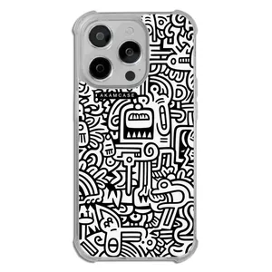 AKAM AMC-WTA14PRO-DOODLE15 Cover For Apple iPhone 14 Pro