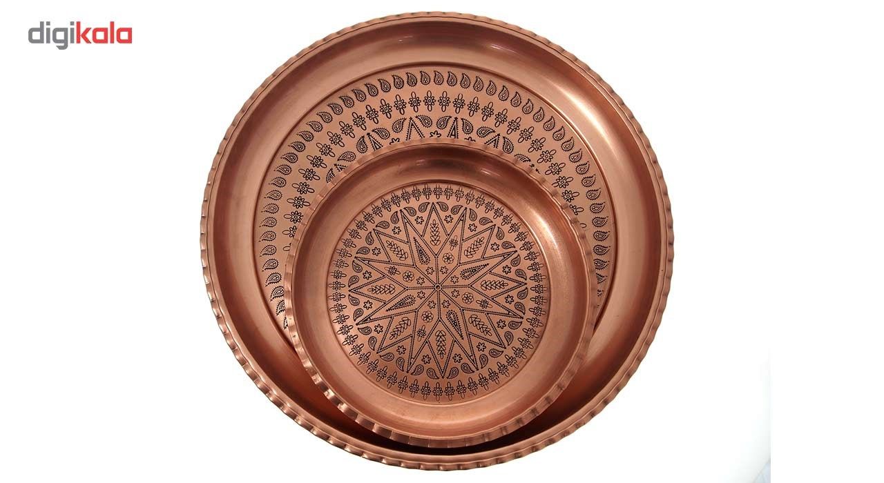 سینی مسی زنجان کد 1902 قطر 24 سانتی متر main 1 6