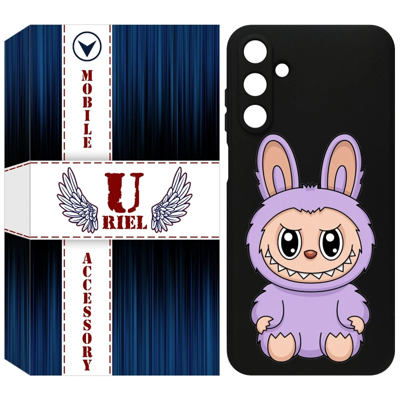 کاور یوریل قاب مدل KSH کد 130 طرح عروسک لبوبو مناسب برای گوشی موبایل سامسونگ Galaxy A25